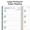LARGE PRINT 2026 Planner, 8.5"x11": 14 Months (Nov 2025-Dec 2026), Daily/Weekly/Monthly, Bookmark, Pocket Folder w Sticky Notes (Whispering Meadow) - 2 of 4