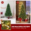 Resenkos 6-Foot Hinged Artificial Christmas Tree with Warm White LED Lights - - 2 of 4