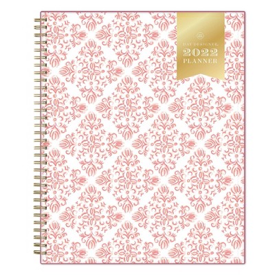 2022 Planner 8.5" x 11" Weekly/Monthly Clear Pocket Cover Wirebound Serenity Tile Terra - Day Designer