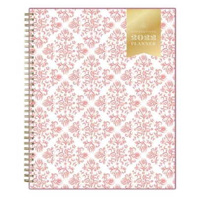 2022 Planner 8.5" x 11" Weekly/Monthly Clear Pocket Cover Wirebound Serenity Tile Terra - Day Designer