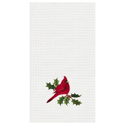 C&F Home Cardinal Waffle Weave Cotton Kitchen Towel