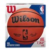 Wilson NBA Authentic Indoor/Outdoor Basketball, Brown, 27.5 in. 