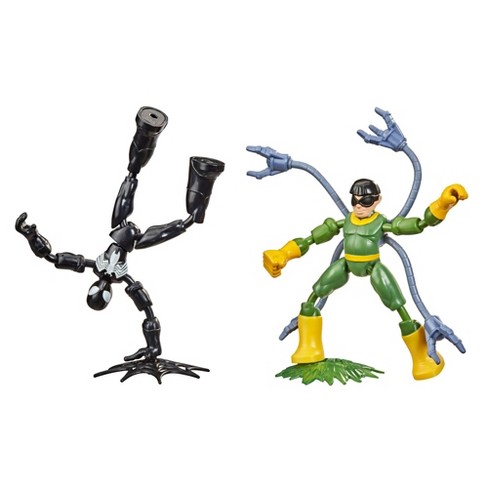 Marvel Spider Man Bend And Flex Black Suit Spider Man Vs Doc Ock Target