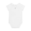 Hope & Henry Baby  Short Sleeve Ruffle Collar Bodysuit, Infant - 3 of 4