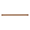 Home Mart Goods Light Brown Adjustable Spring Tension Curtain Rod Heavy Duty Anti-slip 42-72" Inches - 2 of 3