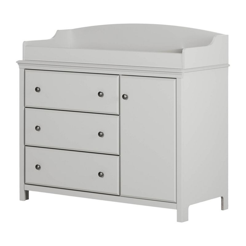 Cotton Candy Changing Table with Station - Soft Gray - South Shore, 1 of 13