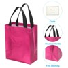 Unique Bargains Reusable Non-Woven Metallic Shiny Finish Gift Goodie Bags 12 Pcs - 4 of 4
