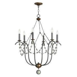 Maxim Lighting Formosa 6 - Light Chandelier in  Golden Noir - 1 of 3