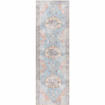 Hauteloom Runner Area Rug   Aqua