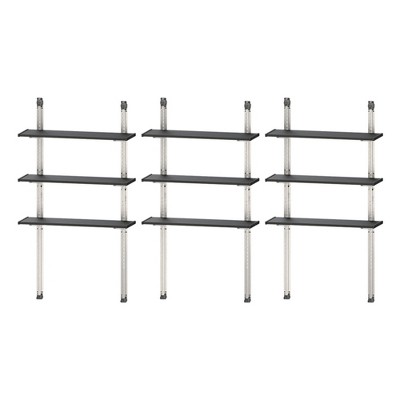 Keter 40 Inch All Weather Steel Utility Storage Shed Shelf Kit