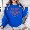 Simply Sage Market Women's Graphic Sweatshirt Free Spirit Distressed Eagle - 2 of 3