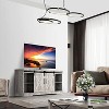TV Stand for 65" Television, Modern Farmhouse Sliding Barn Door TV Stand, 58" Entertainment Center TV Console - 4 of 4