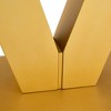 NicBex Dining Table 71" Modern Rectangular Glass Dining Table with V-shaped MDF Legs for Dining Room - 2 of 4