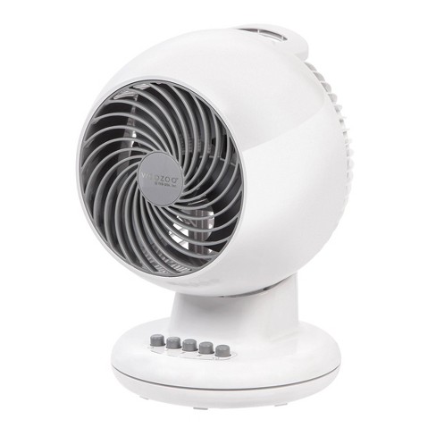 Compact Personal Oscillating Fan White - Woozoo: Quiet Desk Fan With ...