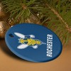 University of Rochester Primary Logo Porcelain Holiday Christmas Tree Ornament - 4 of 4