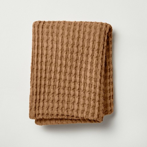 Waffle Bath Towel Warm Brown - Casaluna™