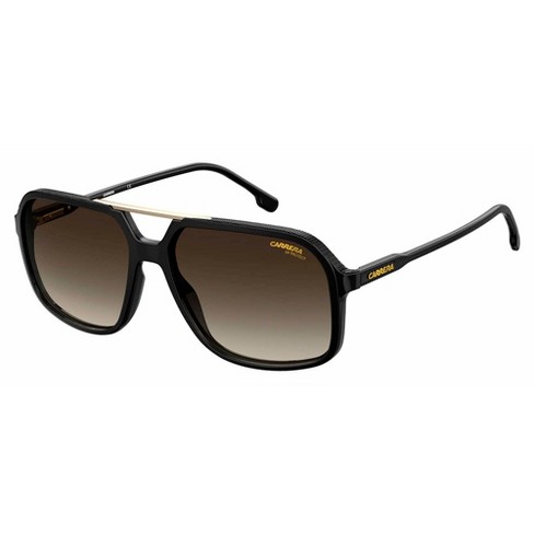 Carrera Ca 229/s R60_ha Unisex Square Sunglasses Black/brown 59mm : Target