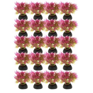 Unique Bargains Aquarium Plastic Plants Tree for Goldfish Tank Landscape Decoration 1.97" 20 Pcs - 1 of 4