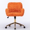 NicBex Luxury Velvet Swivel Office with Reclining Back,Chic Height Adjustable Ergonomics Computer Chair with Wheels,Versatile Vanity Chairs - 2 of 4