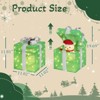 SEVOBAL Santa Claus Decor 12in Pop-up Gift Box with Santa, Outdoor Christmas Decorations for Xmas Outdoor Holiday Decor, Green, 11.02"*11.02"*11.81" - 2 of 4