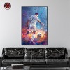 Notoriart Bold and Colorful Soccer Player II Soccer Wall Art Framed - 2 of 4