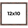 PosterPalooza | 12x10 Thin Bamboo Picture Frame, UV Acrylic, 2 Finishes - Gold and Brown - 2 of 4