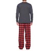 Ashford & Brooks Men’s Long-Sleeve Top Flannel Pants Pajama Sleepwear Set - 3 of 4