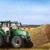VEVOR 49" Hay Spear, Bale Spears 1600lbs Loading Capacity, Three-Point Hitch Tractor Attachment with 2pcs 17.5" Stabilizer Spears, Red - 2 of 4