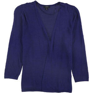 Alfani Womens Textured 3/4 Sleeve Cardigan Sweater - 1 of 1