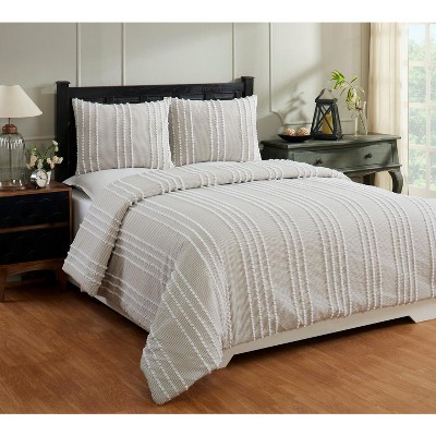 Winston Comforter 100% Cotton Tufted Chenille Comforter Set - Better Trends