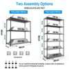 NicBex 2PCS 47.20" 3-Tier Bookshelf with Adjustable Metal Shelves Bookcases for Living Room Home Office - image 4 of 4