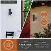 VAXCEL Chiasso Aluminum Integrated LED Black Contemporary Outdoor Wall Lantern with Up Down Lighting - 3 of 4