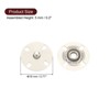 Unique Bargains Alloy Invisible Durable High Hardness Buckle Fasteners Press Studs Buttons 5 Pcs - 2 of 4