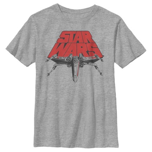 Boy's Star Wars X-wing Title Logo T-shirt : Target