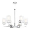 Livex Lighting Harding 6 - Light Chandelier in  Polished Chrome - 4 of 4