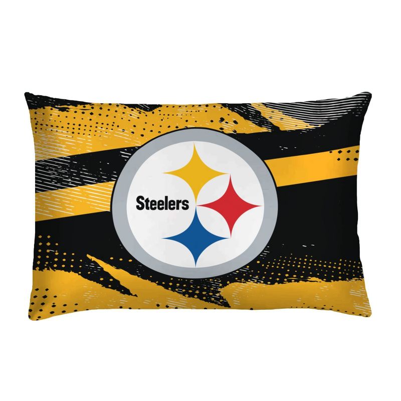 NFL Pittsburgh Steelers Slanted Stripe Twin Bed in a Bag Set - 4pc, 3 of 4