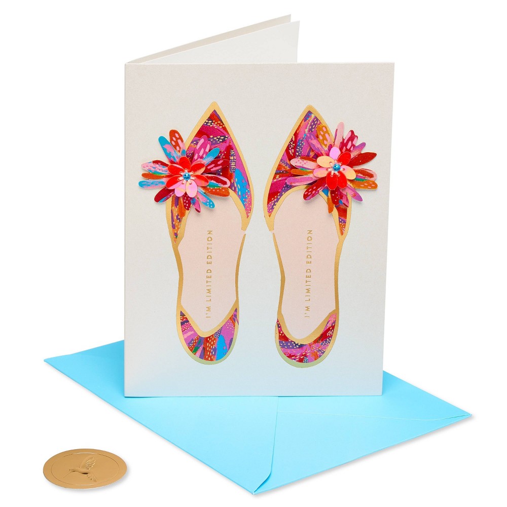 Photos - Envelope / Postcard Painterly Shoes Card - PAPYRUS