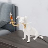 YIYIBYUS Modern Resin Engraved Puppy Dog Table Lamp, Animal Desk Lamp - 3 of 4