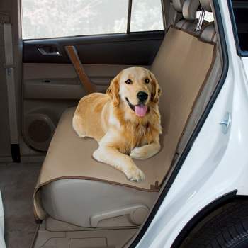 Yes Pets Oxford Water Proof Bench Dog Car Seat Cover - Tan