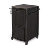 Patio Garbage Waste Trash Can Bundled w/ Patio Cooler w/ Cabinet & Wire Basket - image 3 of 4
