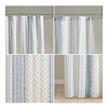 Cotton Printed Shower Curtain with Chenille - 3 of 4