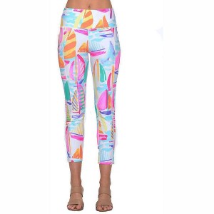 Women's Cecila Sailboat Print Leggings - Aryeh - 1 of 1
