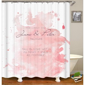 For Lovely You Shower Curtains for Bathroom Waterproof Fabric Bath Curtain Durable Soft Stylish Bathroom Decor 72x72 Inch - 1 of 1