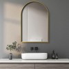 24" X 36" Recessed Bathroom Medicine Cabinets With Mirror,Arched Medicine Cabinet-Cuddlewood - 2 of 4