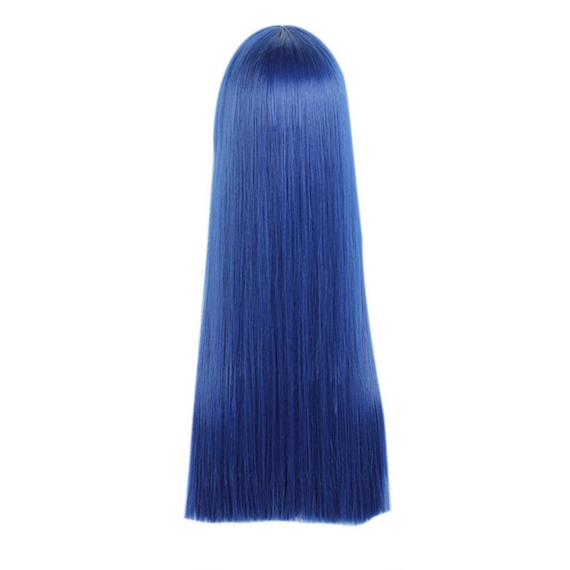 Unique Bargains Women's Wigs 28" Blue with Wig Cap, 4 of 7