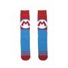 Super Mario Bros Colorblock Character Designs Adult 5-Pair Casual Crew Socks-OSFA - image 2 of 4