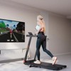 DeerRun 39.37*16.53 Inch Belt Ultra Folding Smart 6% Incline Treadmill 0.6-7.5mph Treadmills with Free Tabletop - 2 of 4