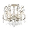 Crystorama Lighting Regis 6 - Light Semi-Flush Mount in  Olde Silver - 4 of 4