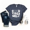 Simply Sage Market S.W.Smiley Good Vibes Only Smiley Face Short Sleeve Tee - 3 of 4