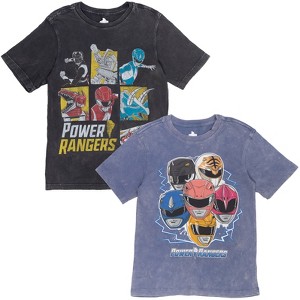 Power Rangers Pink Ranger, Yellow Ranger, Red Ranger 2 Pack T-Shirts Little Kid to Big Kid - 1 of 4